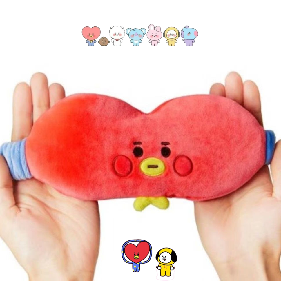 BT21 cartoon cute plush doll e - Travel Accessories Kit incelemesi ve fiyatı