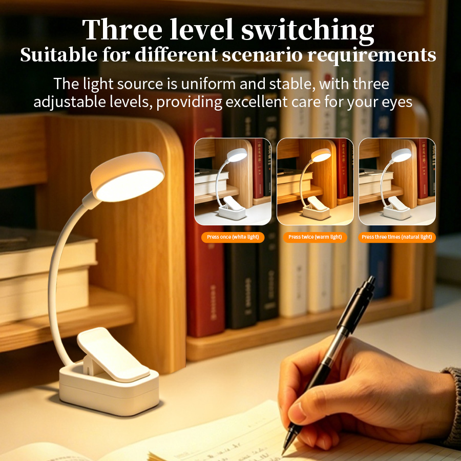LED Desk Lamp Rechargeable Cli - Book Light Flexible incelemesi ve fiyatı