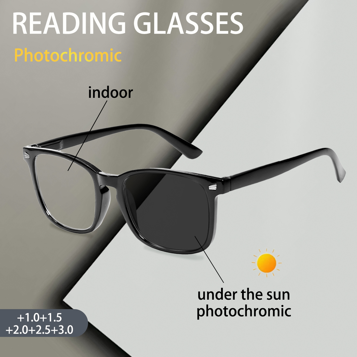 Photochromic Reading Glasses f - Book Light Flexible incelemesi ve fiyatı