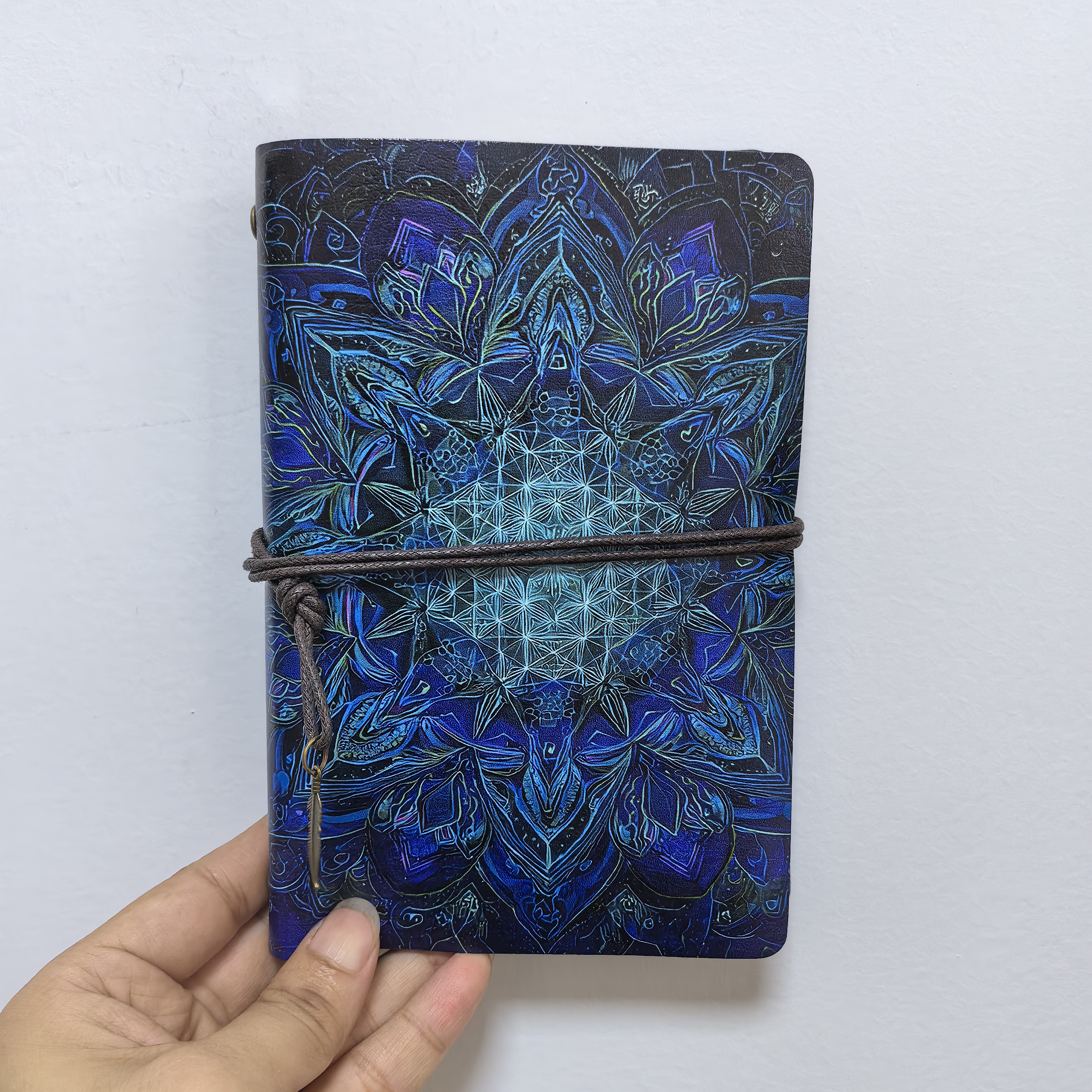 Mystical Blue Mandala Sacred G - Travel Notebook Journal incelemesi ve fiyatı