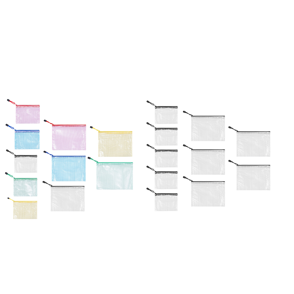 10Pcs Mesh Zipper Pouch A5 A6  - Document Organizer Folder incelemesi ve fiyatı