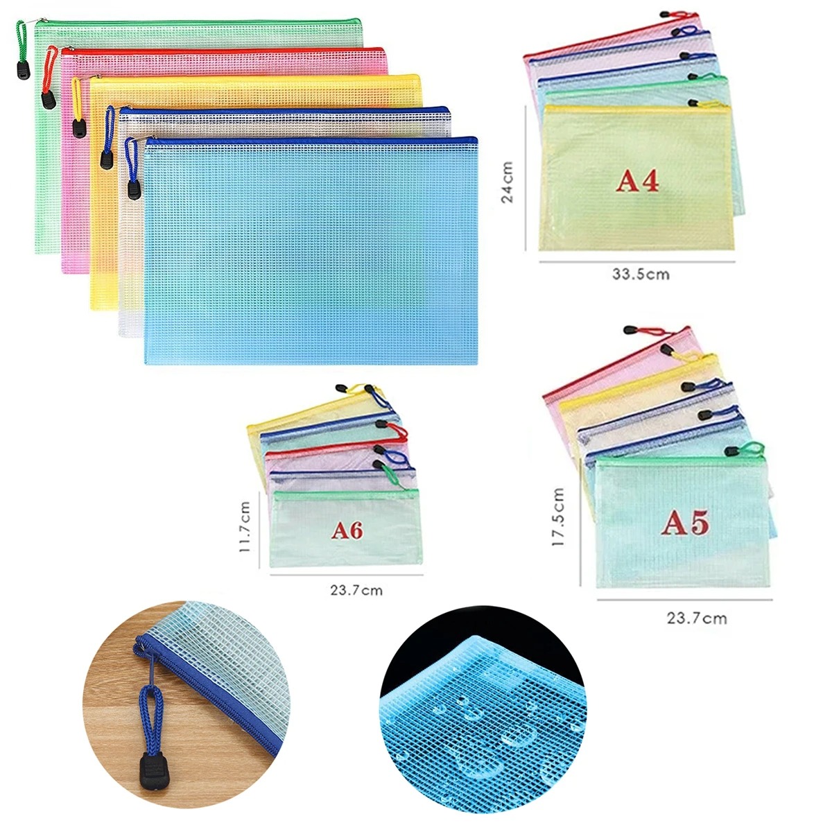 5-100PCS Stationery Storage Fo - Document Organizer Folder incelemesi ve fiyatı
