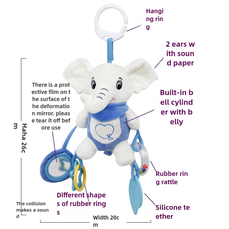 Soft Stuffed Animal Baby Rattl - Travel Accessories With Toddler incelemesi ve fiyatı