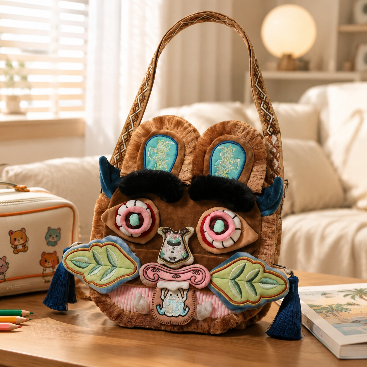 Chinese Style Faux Fur Plush B - Travel Accessories With Toddler incelemesi ve fiyatı