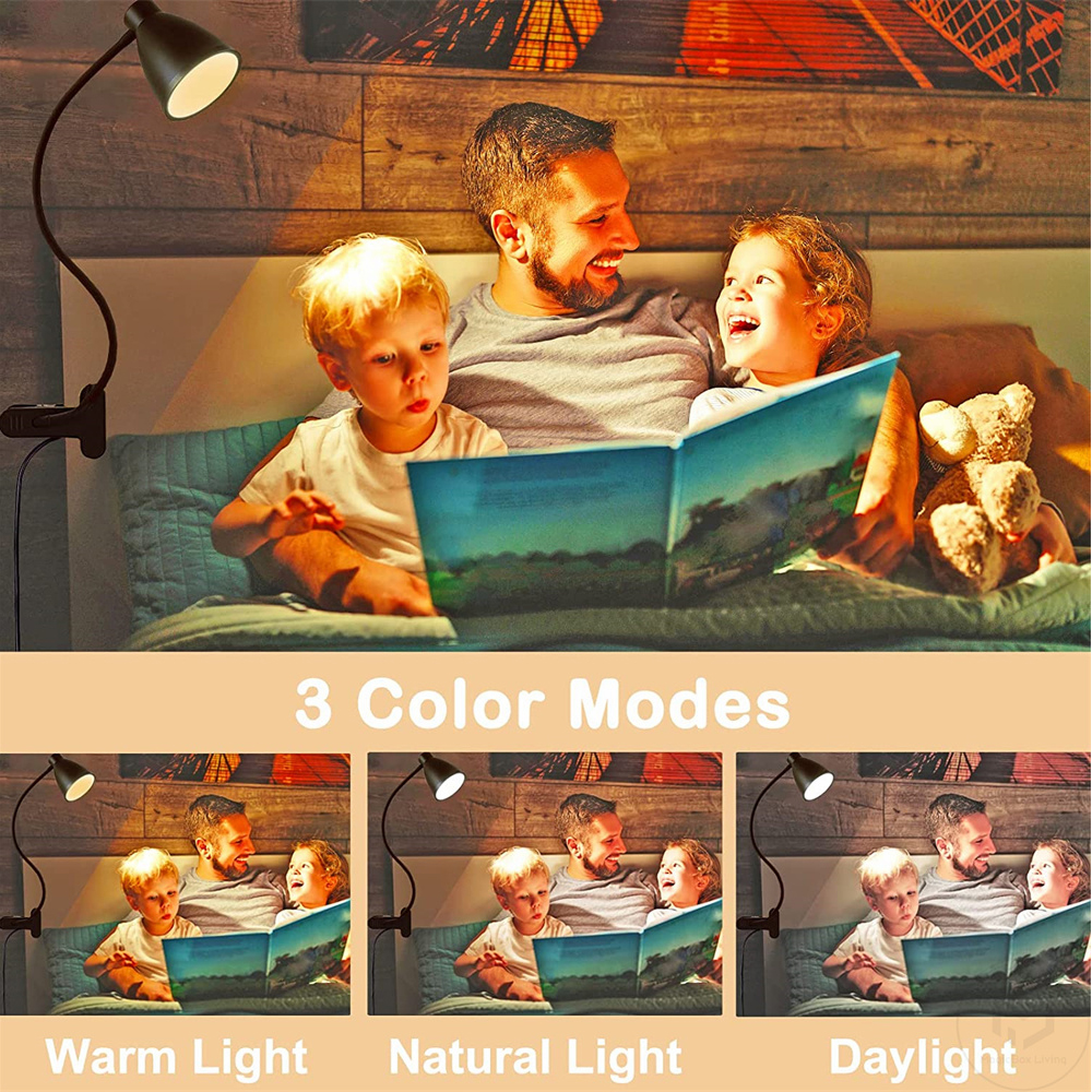 LED Desk Lamp Reading Light 3  - Book Light Flexible incelemesi ve fiyatı