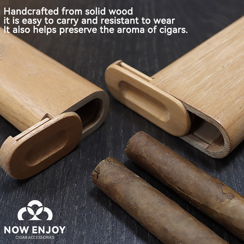 Portable Cigar Case Natural Ce - Travel Accessories Case incelemesi ve fiyatı
