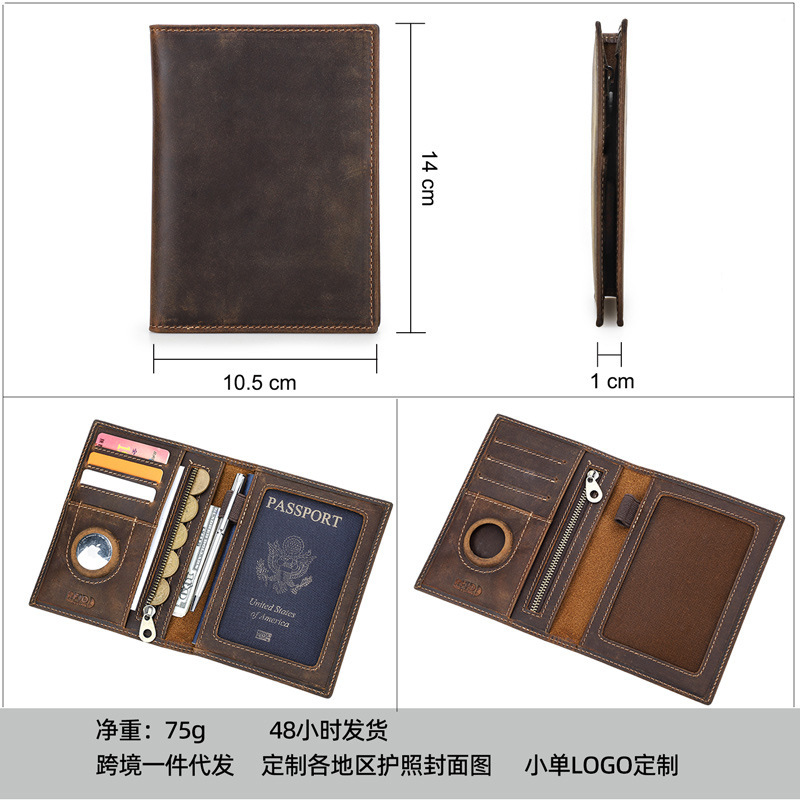 Custom Logo Genuine Leather Sl - Travel Wallet Slim incelemesi ve fiyatı