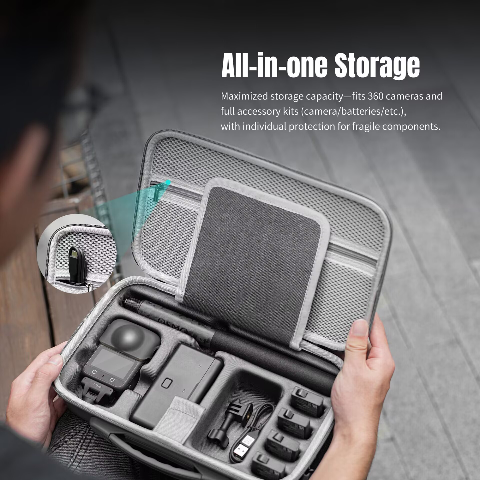 STARTRC Storage Bag for DJI OS - Travel Accessories Deals incelemesi ve fiyatı