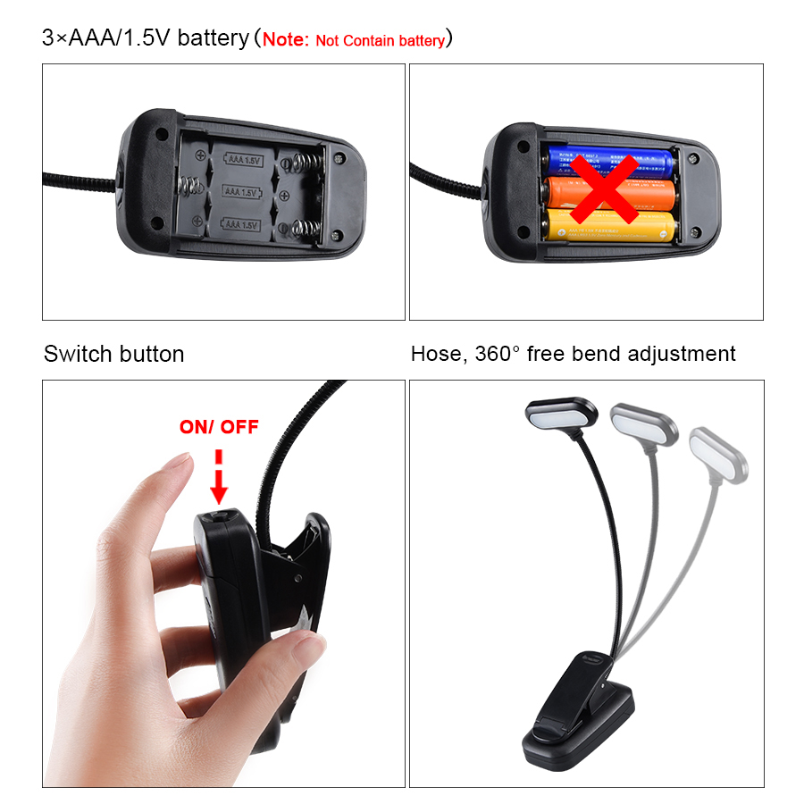Mini Portable LED Book Light F - Book Light Flexible incelemesi ve fiyatı
