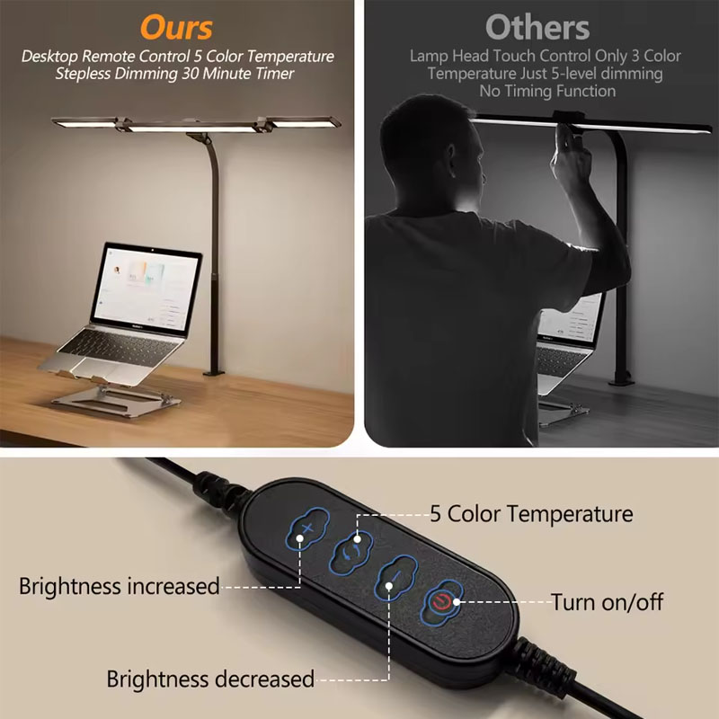 LED Desk Lamp Eye-Caring Desk  - Book Light Flexible incelemesi ve fiyatı