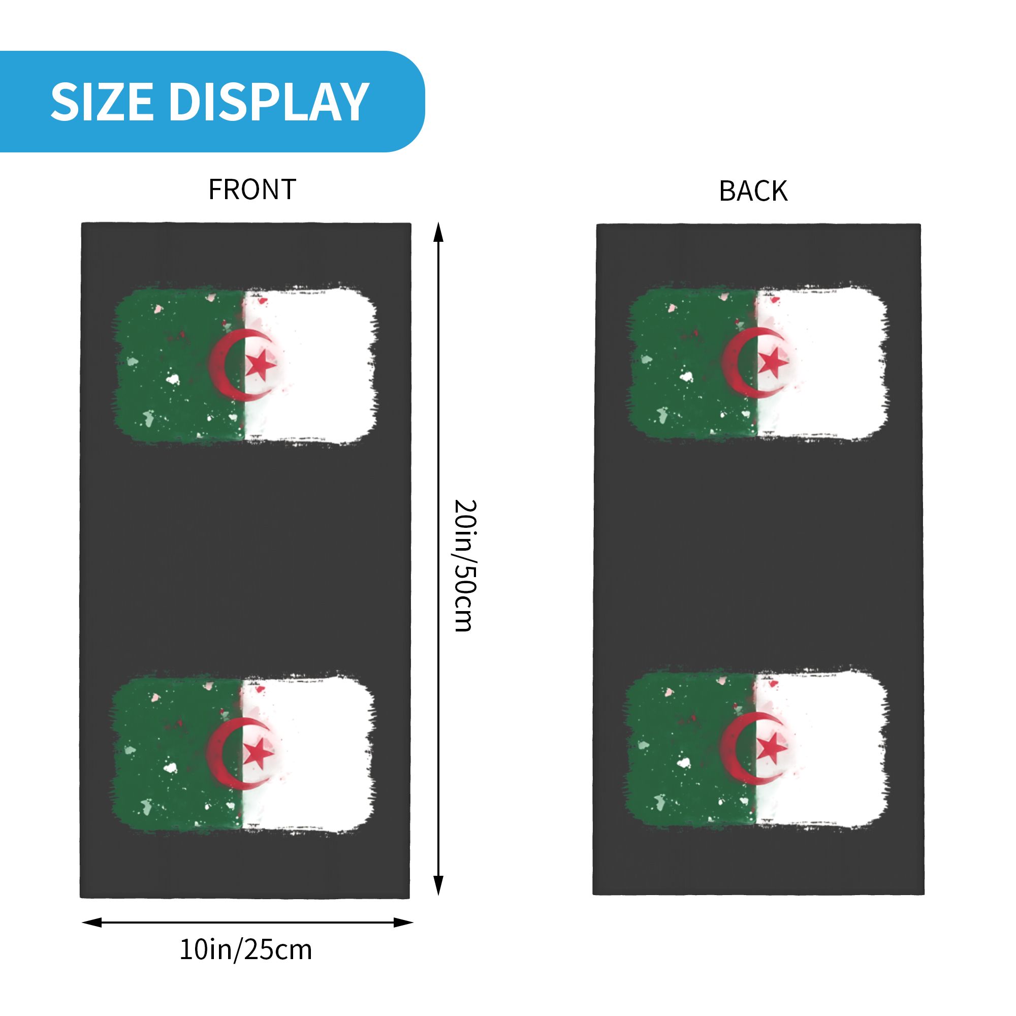 Flag of Algeria Bandana  Retro - Travel Accessories Neck incelemesi ve fiyatı